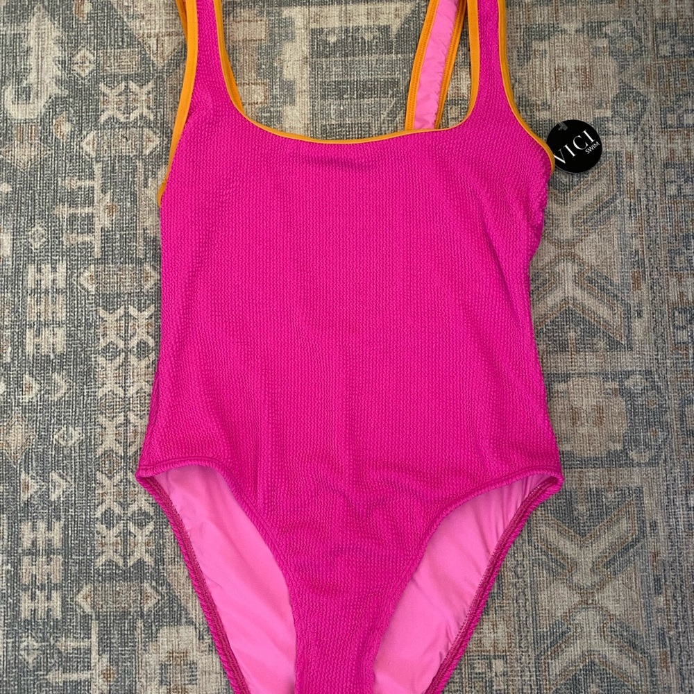 Vici Pink One-Piece Swimsuit